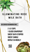 Load image into Gallery viewer, Illuminating Rose Milk Bath 🌹✨🛁
