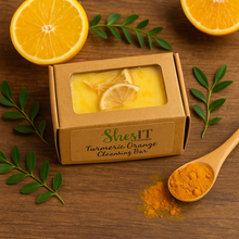 Load image into Gallery viewer, Turmeric Orange Cleansing Bar 🍊✨
