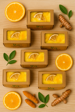 Load image into Gallery viewer, Turmeric Orange Cleansing Bar 🍊✨
