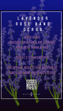 Load image into Gallery viewer, Lavender Rose Hand And Foot Scrub
